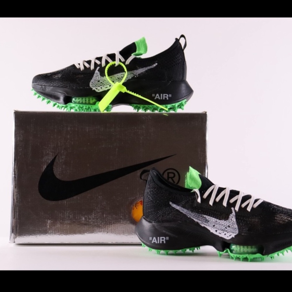 AUTHENTIC MEN'S OFF WHITE NIKE AIR
ZOOM TEMPO - Picture 2 of 6